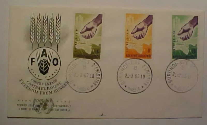 BURUNDI FDC 1963 - Image 1 of 1