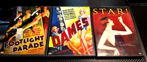 3 Classic Hollywood Musicals DVD Lot - Footlight Parade, Dames, Star! - VG+ - Picture 1 of 11