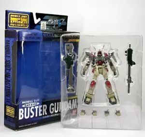 MSIA Gundam SEED " GAT-X103 BUSTER GUNDAM " Action Figure BANDAI / OP - Picture 1 of 12