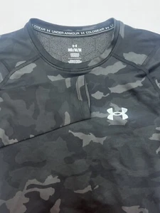 Under Armour Compression Infrared Mock Neck Shirt Youth Medium Black Long Sleeve - Picture 1 of 10