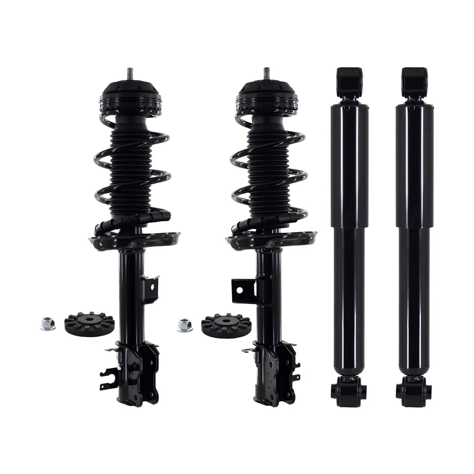 FCS Front Suspension Struts and Rear Shock Absorbers Kit For Fiat 500 Pop 12-16 - Image 1 of 1