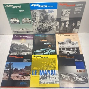 Lot of 9 Jaguar Journal Issues 1987-1990: Le Mans Victory, XJR-15, XJ Sedan - Imagen 1 de 9