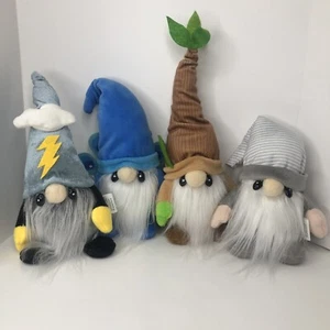 HUG FEEL THE LOVE GNOMIES LOT Plush Gnome Oakley, Percy, Sawyer Stormy READ - Picture 1 of 4