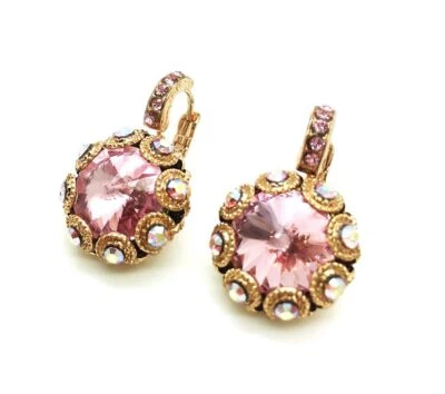 Pendientes de Mariana Caribbean Life Coll. Adorables gritos de Swarovski Lt Pink & AB... Foto 1 de 3