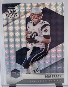  Tarjeta Prizm Tom Brady 2021 Panini Mosaic Silver #137 New England Patriots  - Imagen 1 de 2
