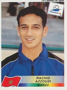 N°061 RACHID AZZOUZI MAROC MAROCCO PANINI WORLD CUP 1998 STICKER VIGNETTE 98 - Picture 1 of 1