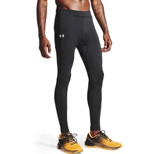 Under Armour Fly Fast HeatGear Mens Running Tights Black Compression Run Sports - Picture 1 of 3