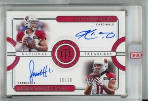 Kyler Murray Larry Fitzgerald 2020 National Treasures #10/10 Auto #SS-MF Arizona - Bild 1 von 2