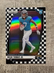 2024 Brian Thomas Jr. Panini Prizm Black & White Checkerboard #314 Rookie Card - Bild 1 von 2