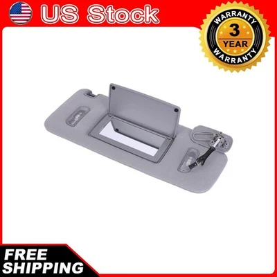Gray Right Passenger Side Sun Visor W/ Ligh For Cadillac Chevrolet GMC 2015-2019 - Image 1 of 4