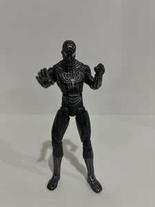 Marvel Legends SpiderMan 3 Sandman BAF Wave - Black Suit Spider-Man Loose Figure - Picture 1 of 9