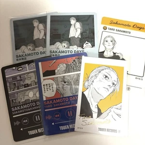 Sakamoto Days Sakamoto Taro SNS-style Clear Card Carta Personaggio Tower Record - Foto 1 di 1