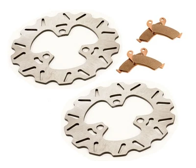 Honda TRX450R TRX450ER 2009 rotores de freno delanteros RipTide y pastillas de freno MudRat Foto 1 de 4