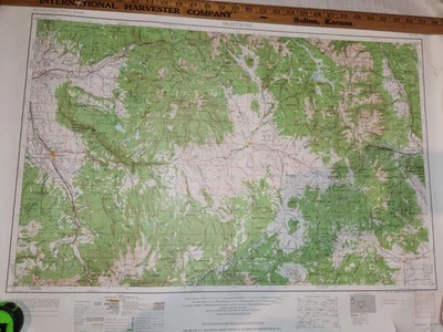 Mapa topográfico 1964 USGS US ARMY Montrose COUT NE KA AZ NM 1:250 000 Foto 1 de 4