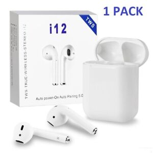 1 PACK TWS i12 Wireless Earbuds Bluetooth Earphone Headphone For iPhone/Android