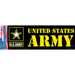 STOßSTANGE AUFKLEBER - US ARMY STAR LOGO 3-1/2"X10" (0453)  - Bild 1 von 1