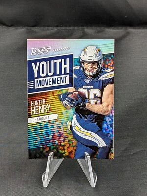 2020 Prestige Football Youth Movement Hunter Henry Foil #YM-HH QTY - Image 1 of 2
