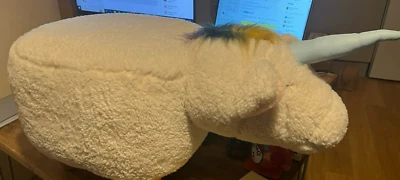 Nice condition Unicorn Kids fully Padded  teddy bear foot Stool  - Image 1 of 4