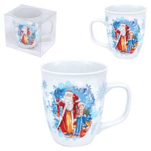 Taza de café Navidad taza de té Santa Claus Ded Moroz Snegurochka - Imagen 1 de 1