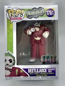 Funko POP! Plus: Beetlejuice Shrunken Head #1761 Ent. Earth Exc - Nuevo - Imagen 1 de 6