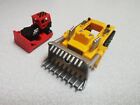 Micro Machines Highway Warrior Construction Bulldozer Small Vehicle Toy 