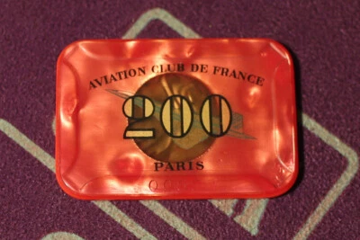 X 1 - 200 ACF PLAQUE / Aviation Club de France - Poker / Casino - Image 1 of 4