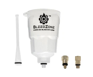 BleedZone Funnel Tool with Stopper + Funnel Adapters For Zoom Brakes - Picture 1 of 1
