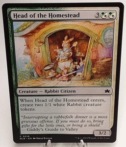 MTG - Bloomburrow - Head of the Homestead - #0216 - Playset x4 - Near Mint - Picture 1 of 6