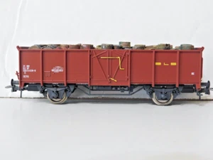 Vagón Roco 46985 HO Swiss BLS de lados altos con carga de barril nuevo en caja - Imagen 1 de 9