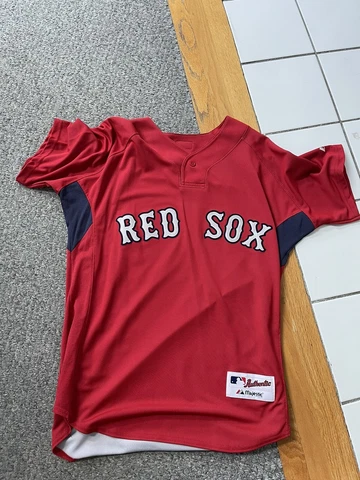 David Ortiz Authentic Red Sox Majestic Batting Practice Jersey Size M Rare! Cover