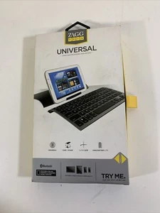 ZAGG keys Folio Case Wireless Bluetooth Keyboard iPad Mini Gray- Blacklit Keys B - Picture 1 of 4