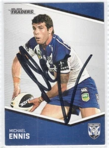 ☆ 🔥 2014 TRADERS Signed Card MICHAEL ENNIS #12 🔥☆FREE POSTAGE ☆ - Picture 1 of 1