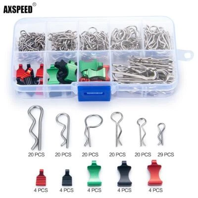 FLYXM R-type Body Shell Clip Pin with Mounts For RC 1:6 1:10 1:12 1:24 Crawler - Image 1 of 4