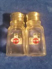 Coca Cola Pair of  4" Glass Salt And Pepper shakers Polar Bear - Coke 