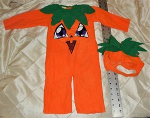 12-18 month Toddler Pumpkin Costume-Disguise, Tiny Treats-1 pcs Suit & Hat - Picture 1 of 4