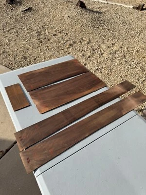 Rare Pre-CITES Exotic Tonewood Small 2-Piece Back Rib Cap (Martin Provenance) 3 - Image 1 of 4