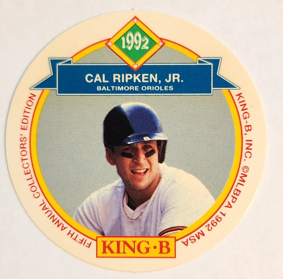 Tarjetas de béisbol King-B Disc 1992 #1-24 - ¡Elige tu tarjeta y completa tu conjunto! Foto 1 de 1