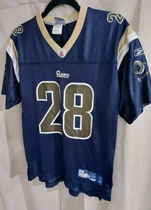 Marshall Faulk Reebok On Field Rams NFL Trikot - Youth Large - Top Zustand - Bild 1 von 12
