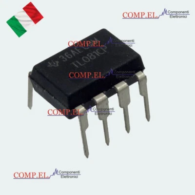 TEXAS INSTRUMENTS TL081CP TL081CN SINGLE J-FET OPERATIONAL AMPLIF. DIP-8 ORIGINAL TEXAS