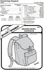 Drawstring Daypack Backpack Bag #203 Sewing Pattern (Pattern Only) gp203