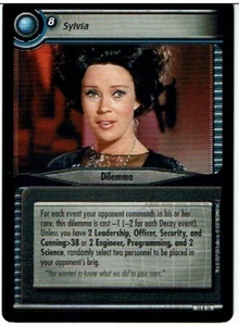 STAR TREK CCG 2E WHAT YOU LEAVE BEHIND RARE CARD SYLVIA 14R16 ex - Picture 1 of 1