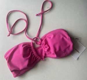 FOREVER 21 Women’s Fuchsia Halter Neck Swimsuit Top Size S - Picture 1 of 14