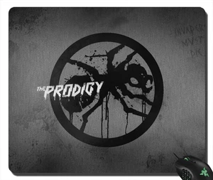 The Prodigy Logo ant mousepad lock edge macbook asus acer hp PC red - Picture 1 of 3