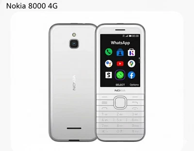 Nokia 8000 4G White, Unlocked B - Image 1 of 2