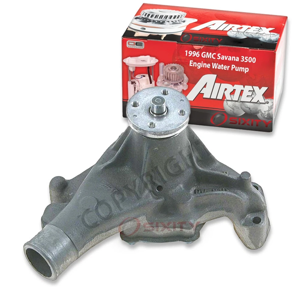 Bomba de agua del motor Airtex para GMC Savana 3500 1996 5,7 L V8 refrigerante anticongelante oo Foto 1 de 4