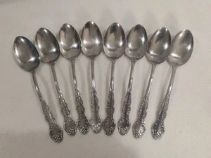 National Stainless Japan Flatwar Lot Of 8 Dinner Spoon Tablespoons 7.5" - Picture 1 of 6