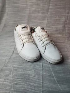 Vans Off The Wall Mens Size 9 Seldan Tumble White Skate Shoes 500714 - Picture 1 of 9