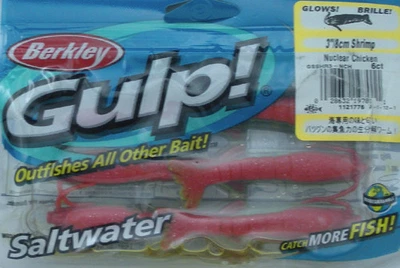 Berkley GSSHR3-NCH Gulp 3" Garnele Nuclear Chicken 6 Stück - Bild 1 von 3