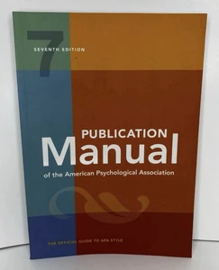 Publication Manual (OFFICIAL) of the American Psychological Association (7e) - Picture 1 of 1