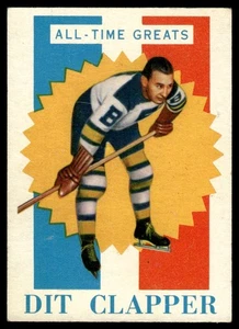 1960-61 TOPPS ALL TIME GREATS Dit Clapper Boston Bruins #26 - Picture 1 of 2